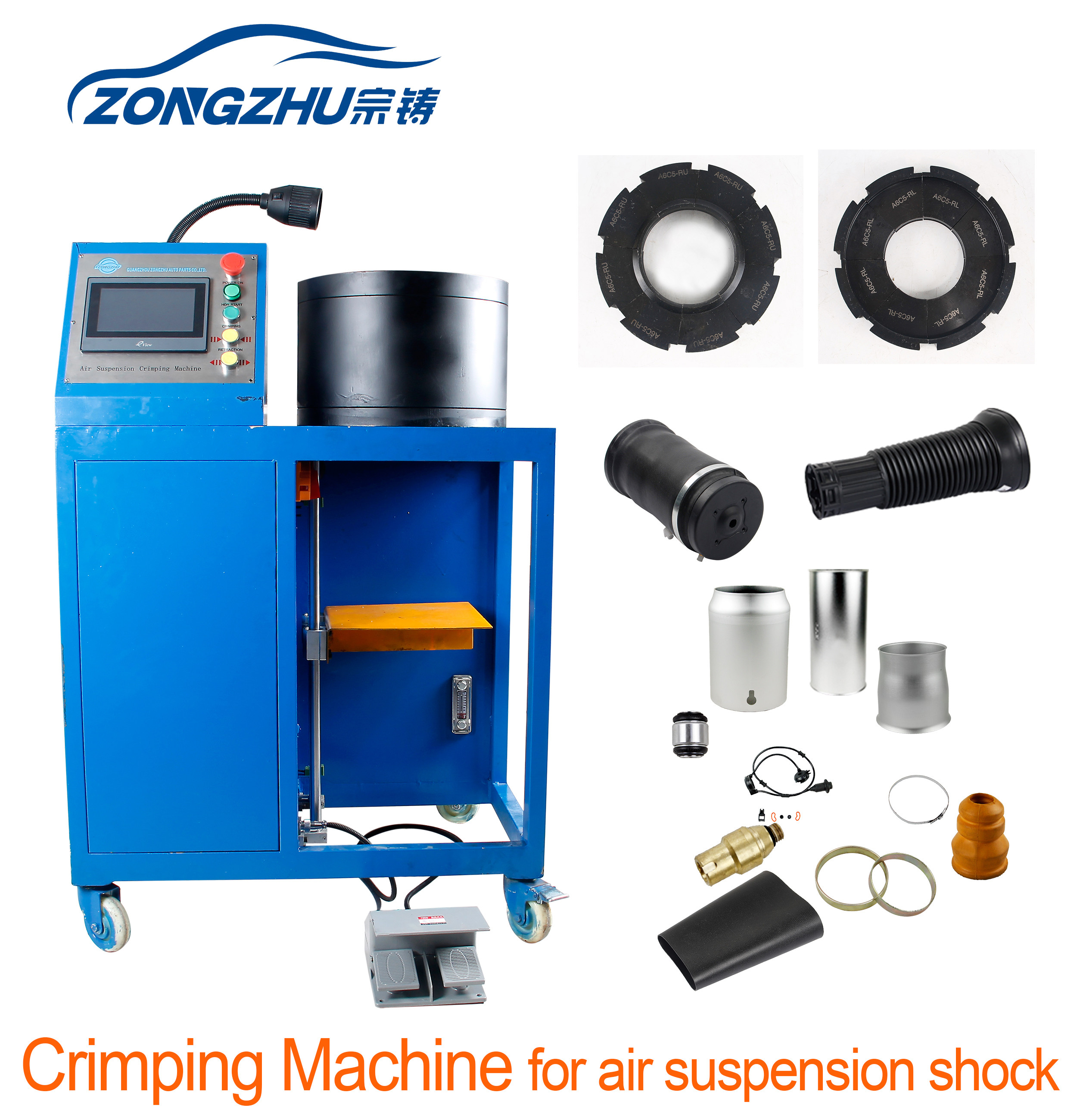 Buy cheap shock absorber repair and making crimping machine for Mercedes BMW Audi air from wholesalers