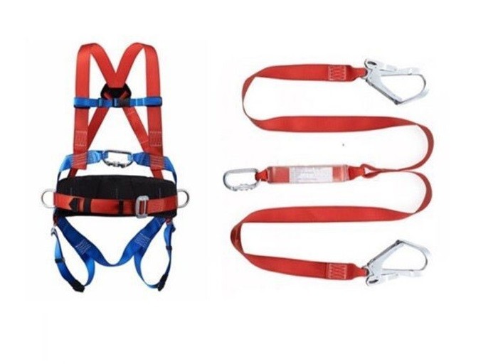 China Lineman Safety Harness Construction Safety Tools 100% Polyester Safety Belt on sale