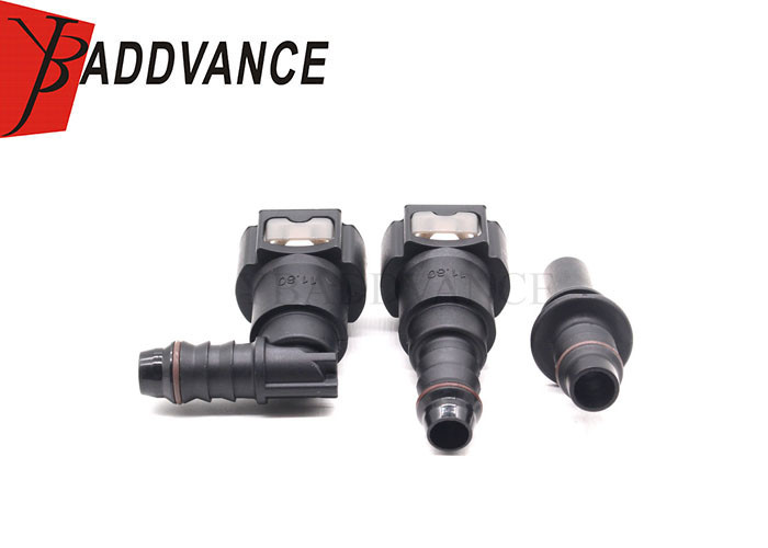 China Straight 90 Degree Fuel Line Connector 11.8 ID10 Elbow For Fuel Pipe Quick Connector on sale