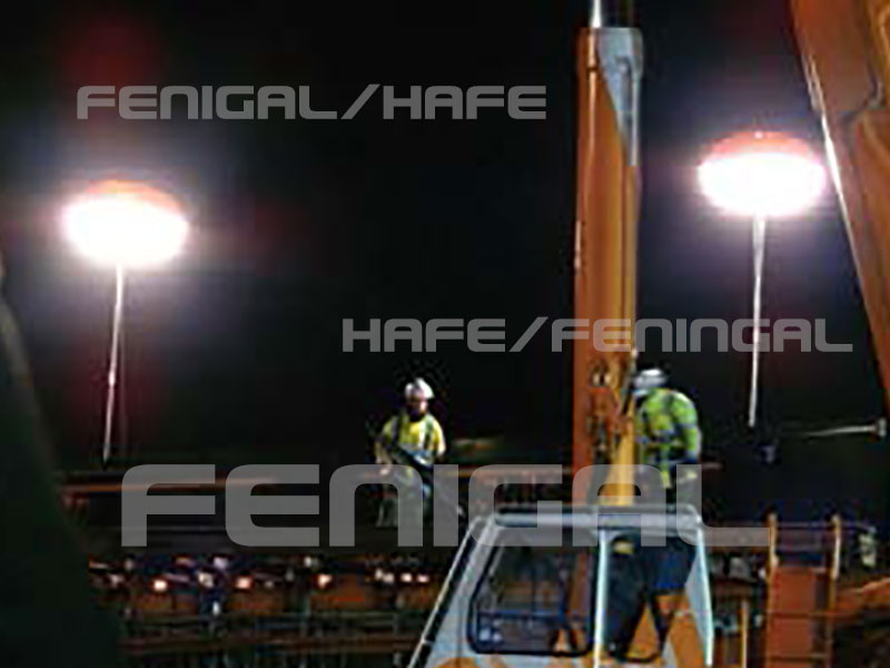 China Tripod lighting balloon LED400w for safety illumination at construction site on sale
