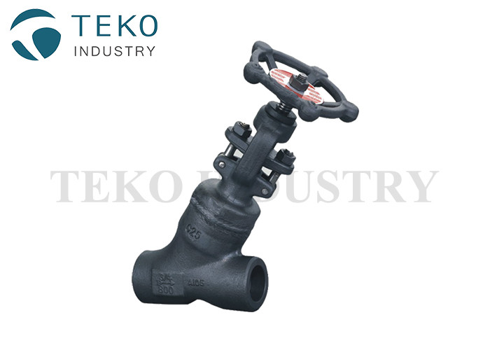 Best High Pressure Y Pattern Forged Steel Globe Valve Class 800 Class 1500 wholesale