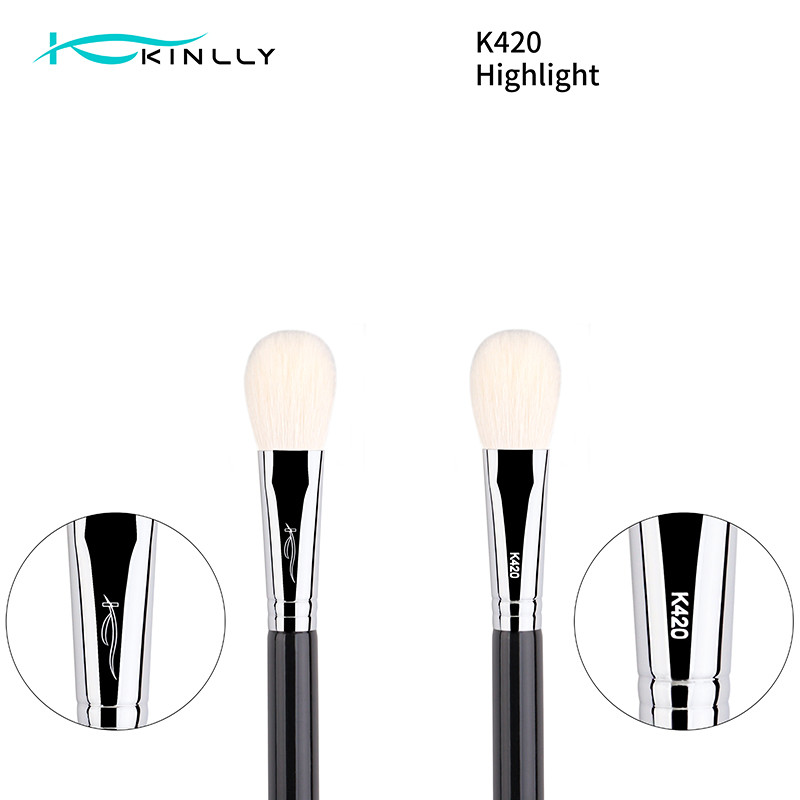 China White Goat Hair Luxury Makeup Brushes For Face on sale