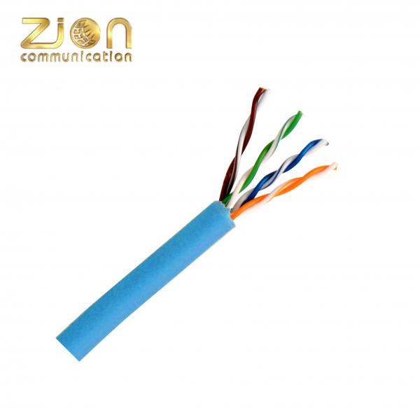 Cheap U/UTP CAT 5e CCA PVC Solid 0.50mm CCA Conductor Indoor PVC Jacket cat5e Network Cable CPR Certified NO 7112109 for sale