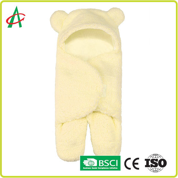 Best H55cm Fluffy Infant Sleeping Bag Ultra Soft Multi Functional wholesale