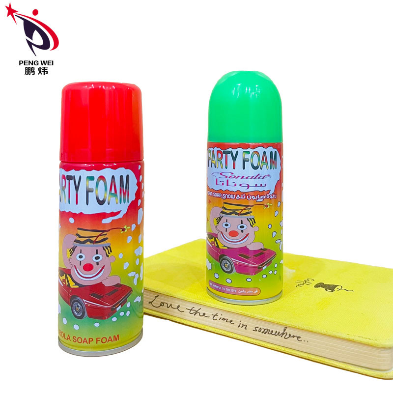 China Low Price OEM Artificial spray snow colored snow spray foam for party on sale