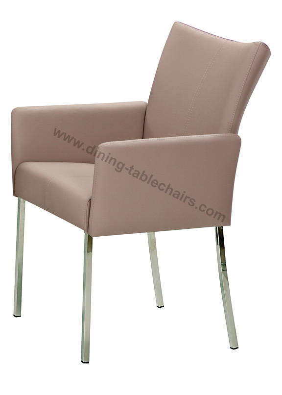 China Home Furniture PU Dining Chairs , Thickly Foamed Seat Industrial Dining Table on sale