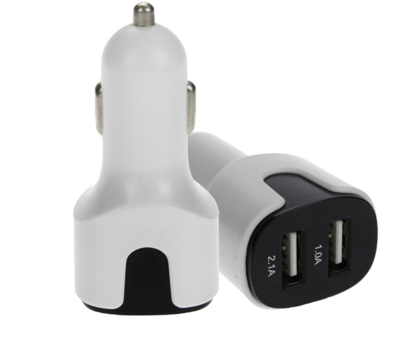Dual USB led luminous car charger new fast USB car charger adapter quick charge USB3.0
