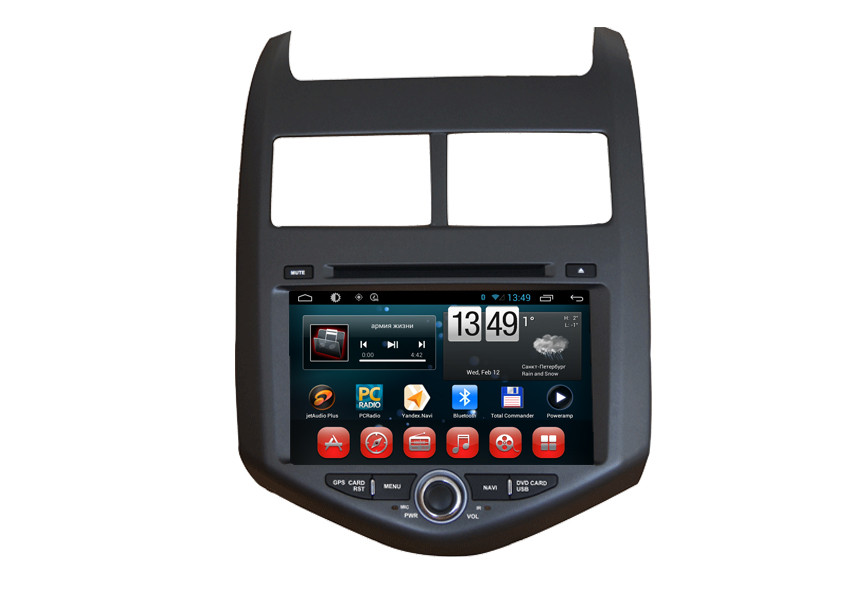 2 din AVEO Chevrolet GPS Navigation Android OS Car DVD Player with touch screen