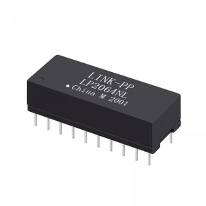 LP2064NL Dual Port 10/100 BASE-T THT 24 Pin Ethernet Transformer Modules