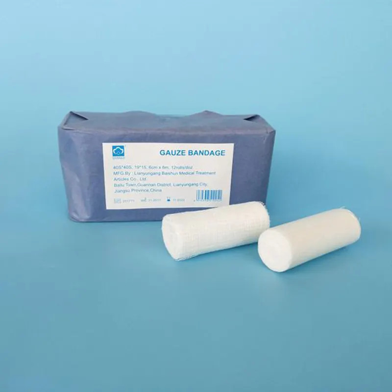 China Factory Made First Aid Sterile Medical Breathable Gauze Bandage With Competitive Price on sale
