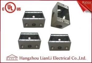 Best 1/2&quot; 3/4&quot; Two Gang Electrical Box Waterproof Terminal Box Powder Coated , UL Listed wholesale