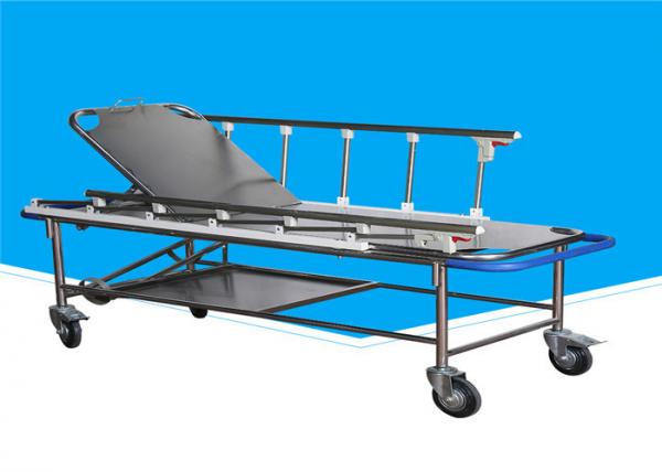 Cheap Folding Patient Transport Stretchers Portable ，With Double Caster Wheels for sale