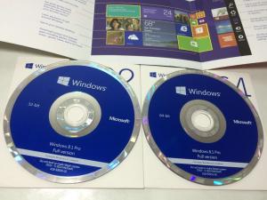 China Win 8.1 Pro OEM DVD Package Microsoft Windows 8.1 professional Software online windows 8.1 pro on sale