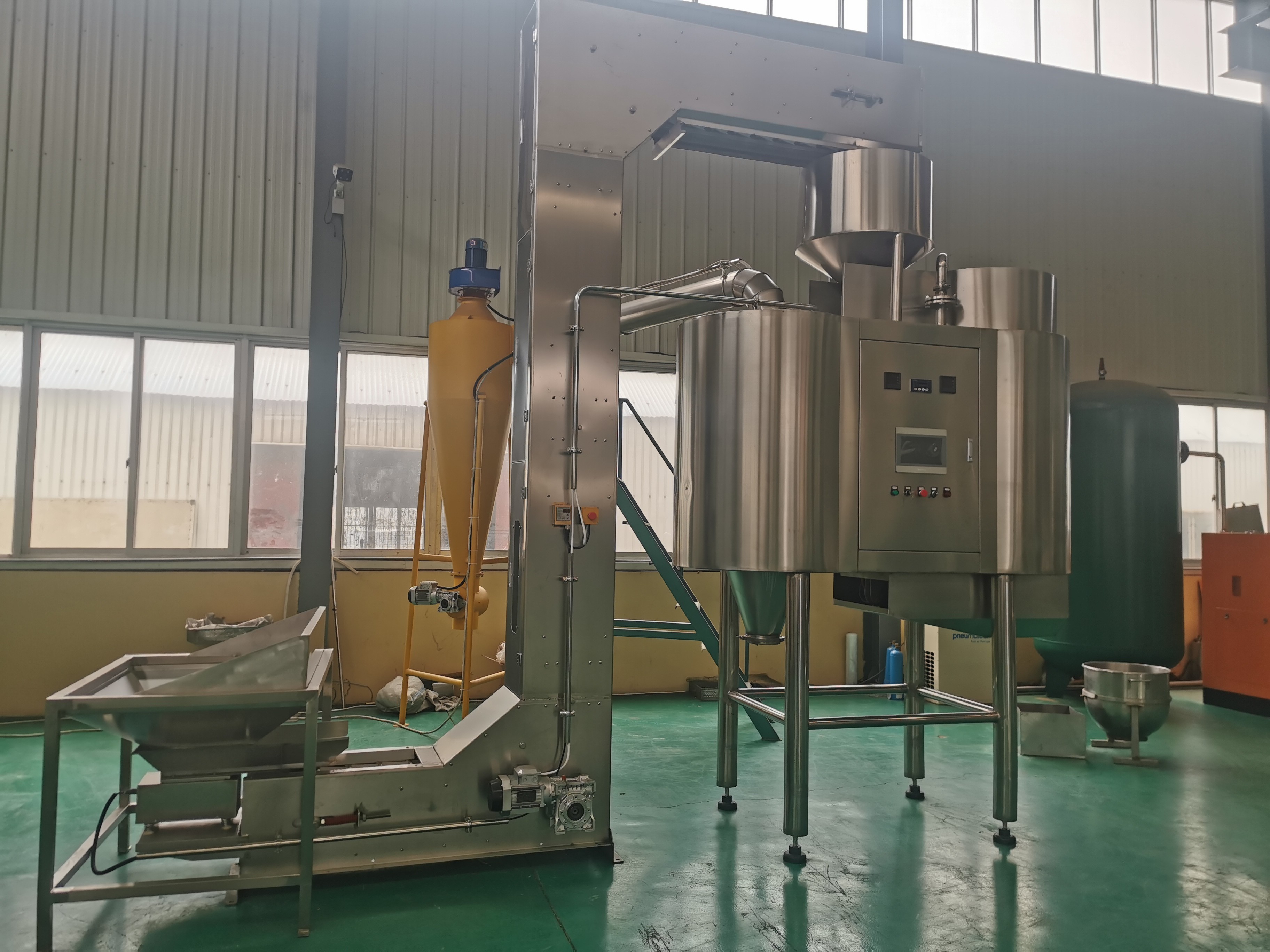 Best Air 1000kg/H Capacity 10kw Peanut Blanching Machine wholesale