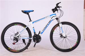 China Hot sale OEM 21 speed double wall rim white hi ten steel mountain bike with suspension on sale