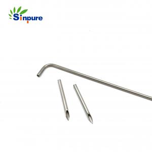 China Stainless Steel 90 Degree Bend Medical Needle 18g Hypodermic Needle on sale