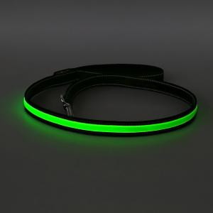China USB Rechargeable Reflective Pet Leash 47 Inches Glowing Dog Accessories on sale