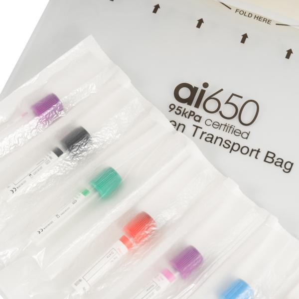 Biohazard Specimen 95kPa Resealable Ziplock Bags For Medical Usage