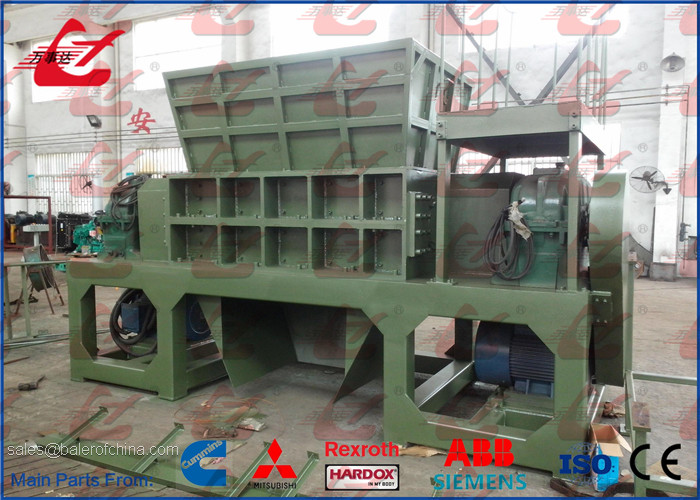 China Scrap Car Crusher Two Shafts Car Shredding Machine For Waste Bicycle on sale
