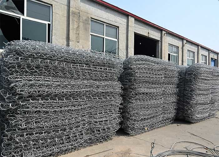 Best Erosion Control Galvanized Gabion Stone Fence ISO14001 wholesale