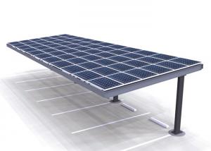 Gi PV 25 Degree Solar Panel Mounting Structure Ground 150KM H Wind Load