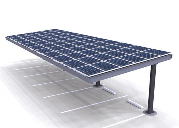 Cheap Gi PV 25 Degree Solar Panel Mounting Structure Ground 150KM H Wind Load for sale