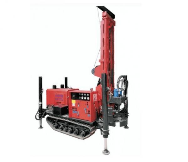 Cheap Rubber Crawler Water Borehole Drilling Machine 60kw 180m Depth For Industrial for sale