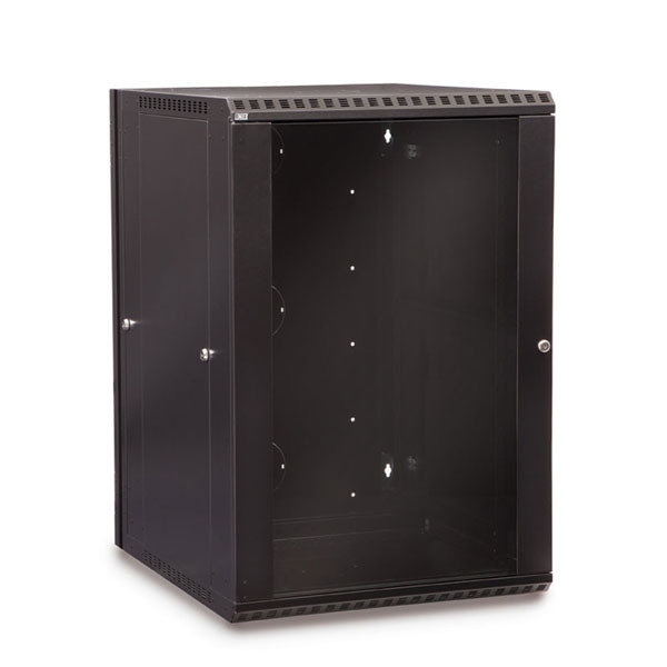 Swing Out Outdoor Data Cabinet , Side Panels In Wall Network Cabinet For Sensitive Datacom Equipment
