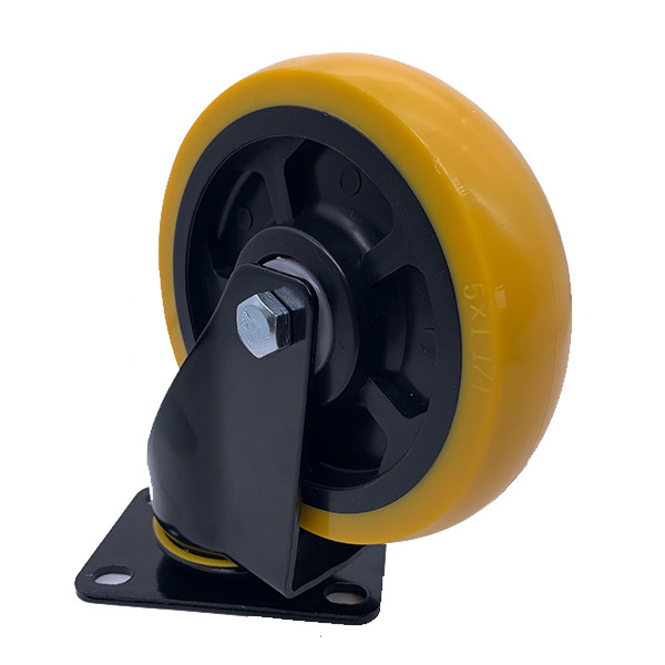 China 4 Inch Swivel Caster Wheels With Top Plate on sale