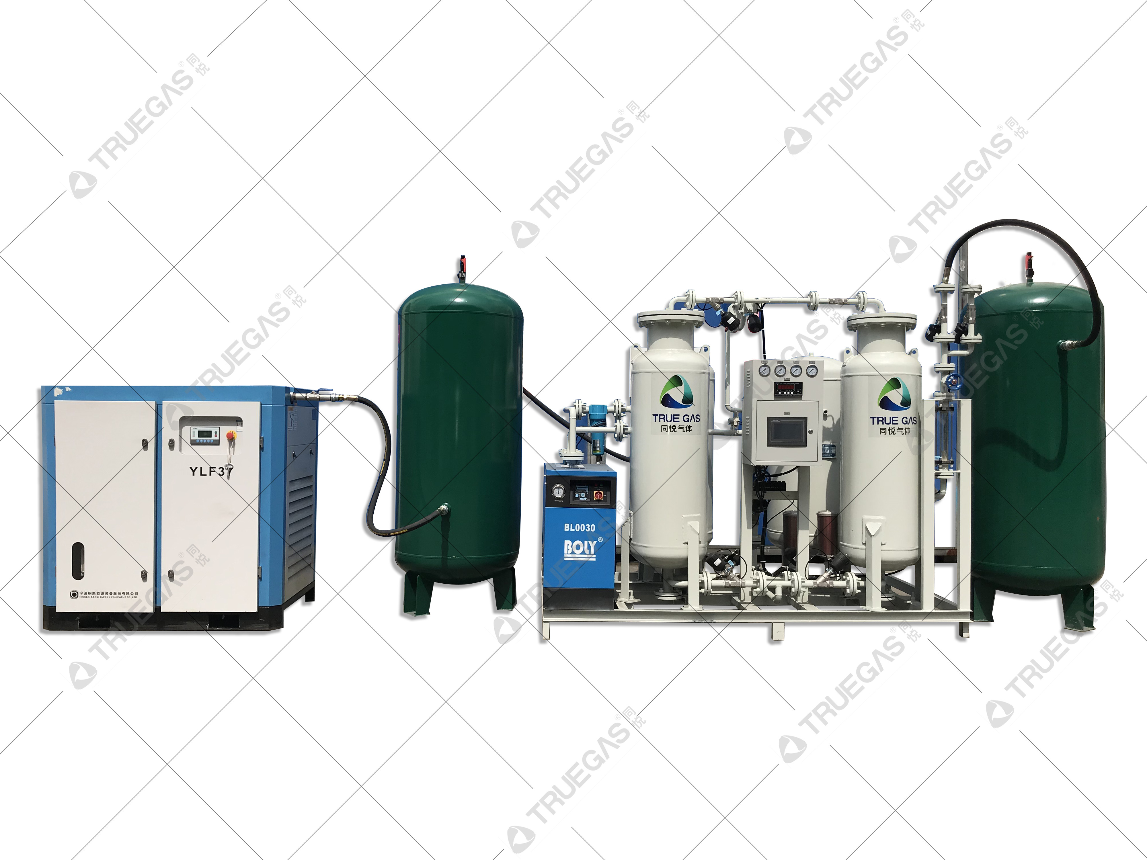 China PSA Nitrogen generator  with high purity 99.99%   for  food packing machine on sale
