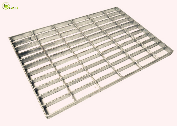 China Serrated Galvanized Steel Bar Grating Patio Linear Flat Metal Grid Floor on sale
