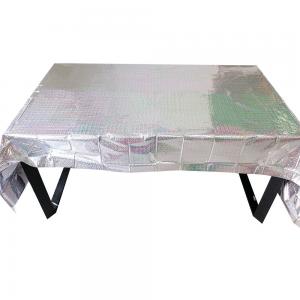 China 54'X108' Glossy Waterproof Printed Tablecloth Rectangle on sale