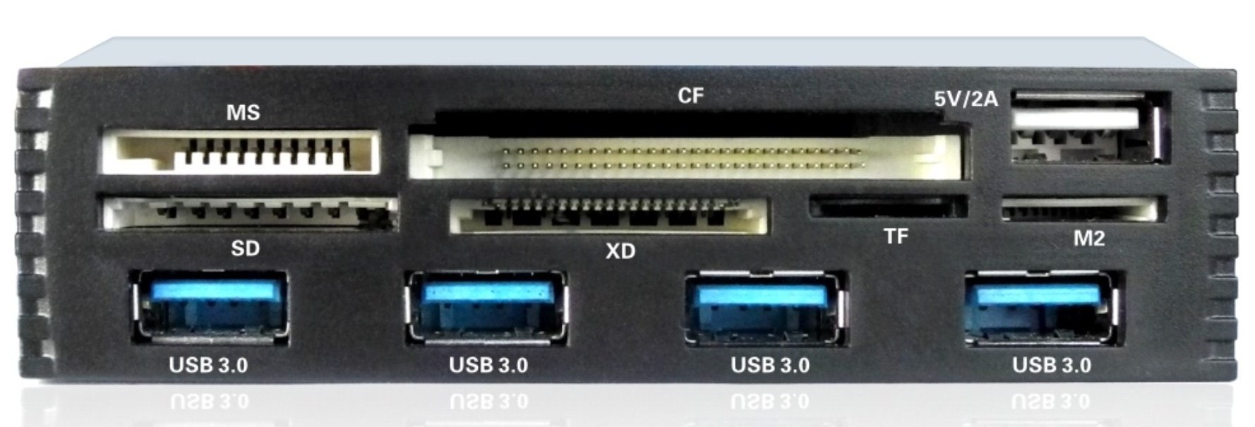 China 3.5 USB 3.0 Internal multi card reader Front Panel of Floppy Drive (MH-MFP-3502B) on sale