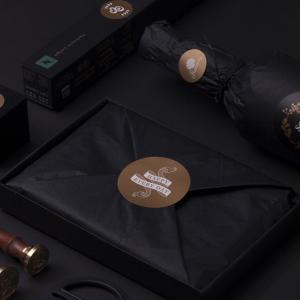 China recyclable 17gsm Black Kraft Wrapping Paper 100% Virgin Wood Pulp on sale