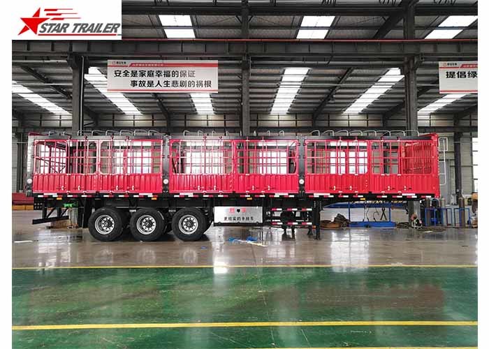 Best Cargo Stake Side Wall Semi Trailer 60T Heavy Duty Load wholesale