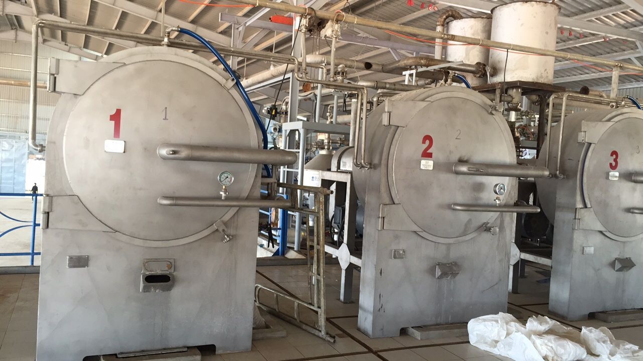 Best Stainless Steel 20t/H Sweet Potato Starch Machine With 1000mm Basket wholesale