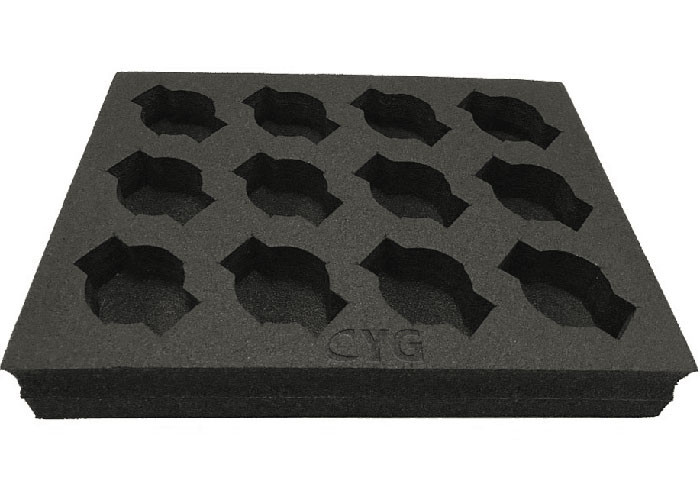 Best ESD Conductive Dissipative Anti Static Polyethylene Foam Tray Black Color wholesale