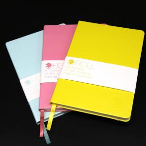 Best Elastic Band Closure PU Leather Notebook , Premium Paper A5 Dotted Notebook wholesale