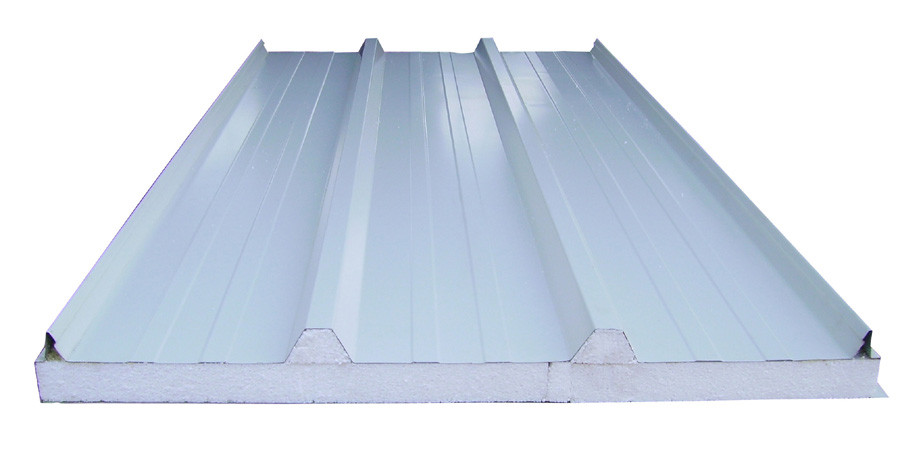 China Steel Building Metal Roofing Sandwich Panel EPS Filling 30mm to 150mm on sale