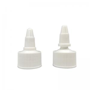 China Self Contained Plastic White Screw Caps Covers Spire Sealing Ring 28/410 24/410 on sale