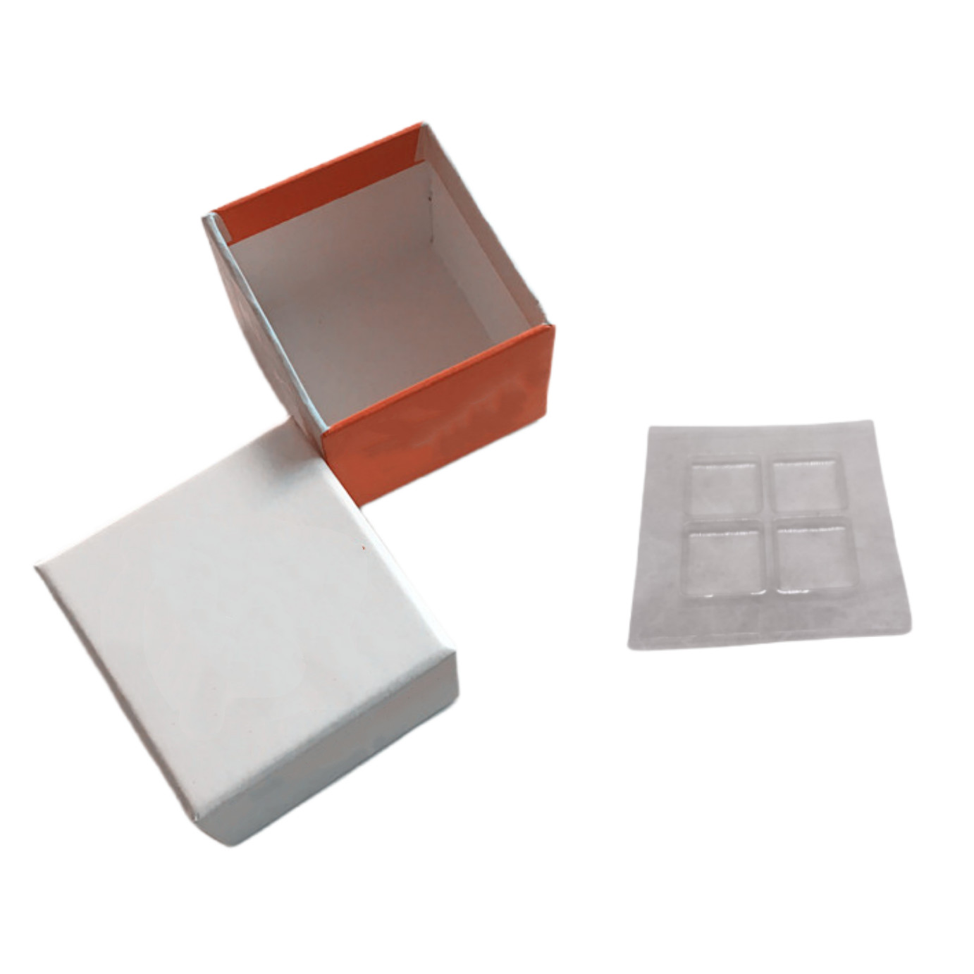 Cheap 4 Pcs Chocolate Rigid Paper Gift Box Packaging Food Grade Embossing for sale