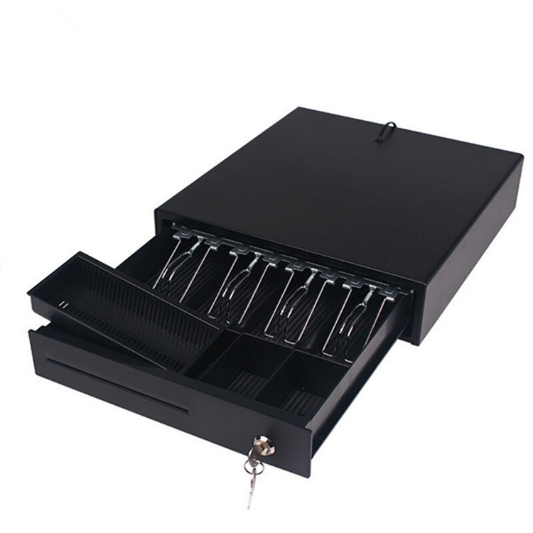 Heavy Duty POS Cash Drawer Metal Lockable Electronic Payment For Supermarket