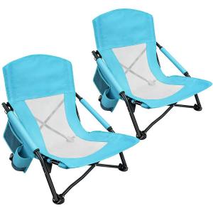 China Mesh Fabric Low Ultralight Camping Chair 250lbs Folding Recliner Camping Chair on sale