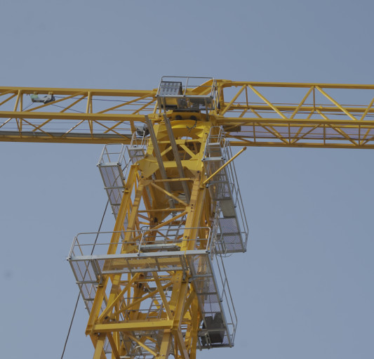 China 22 Ton 20 Ton Luffing Tower Crane 50m Radius on sale