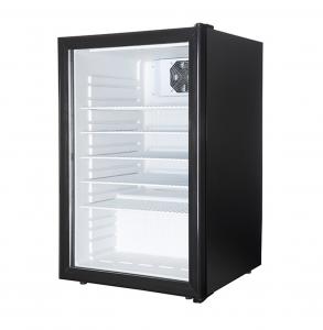 China 130L bar use beverage vertical cold drink small display fridge with glass door front SC130 on sale