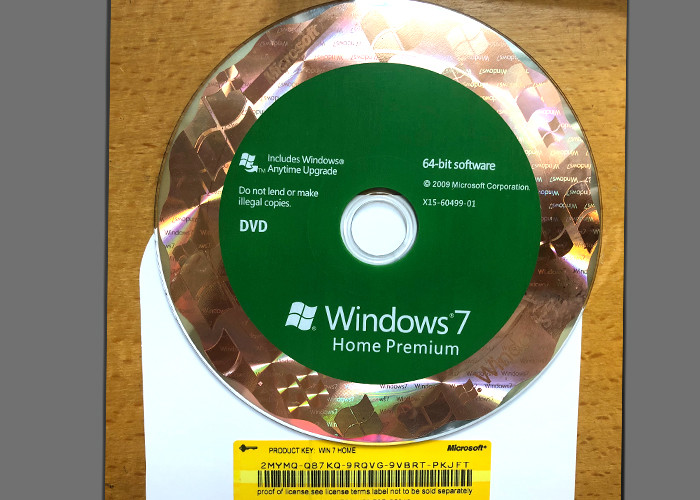 Best Original DVD Win 7 Basic Home , Windows 7 Retail Version For 1 PC Using wholesale