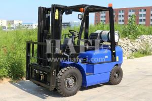 China Mechanical manual 2.5t 3m Gasoline/Liquefied gas/Natural gas LPG Forklift with nice quilty and good price on sale