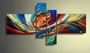 China Oil Painting Reproduction On Canvas Art--Abstract Painting Set By BBHYGALLERY on sale