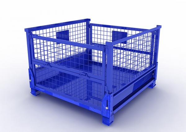 Cheap 3000KG Warehouse Storage Shelves Lockable Storage Roll Wire Storage Cages for sale