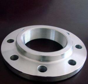 Best Zinc Plated 316 Forged Stainless Steel Flanges / Threaded Slip On Flange wholesale